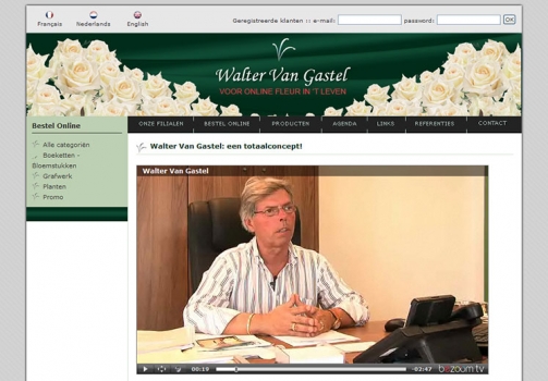 Homepage Walter Van Gastel