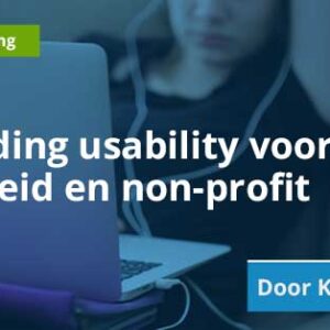 Online opleiding usability voor overheden, non-profit en social profit