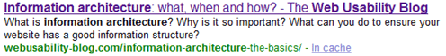 What is information architecture?